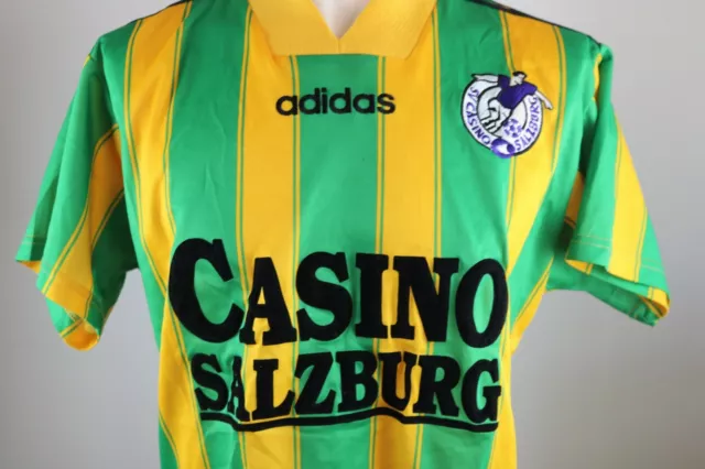 SV Casino Salzburg Trikot 1996-97 Gr. S Adidas Away 90er vintage Jersey 2