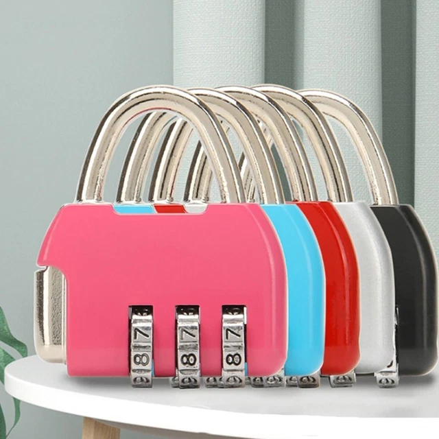 ZINC ALLOY 3 Digit Password Lock Antitheft Backpack Zipper Lock Travel EUR 4,64 PicClick FR
