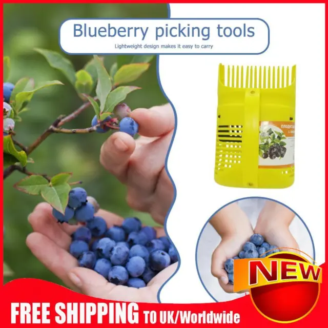 Fruit Picker Portable Berry Picker Handle Blueberry Collection Harvester
