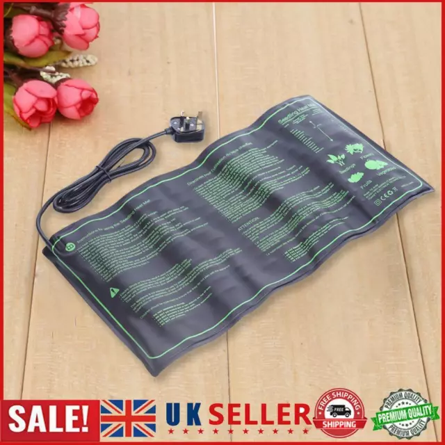 18W Propagation Planting Heat Mat Plant Pad Germination Reptile Med 53*25cm GB