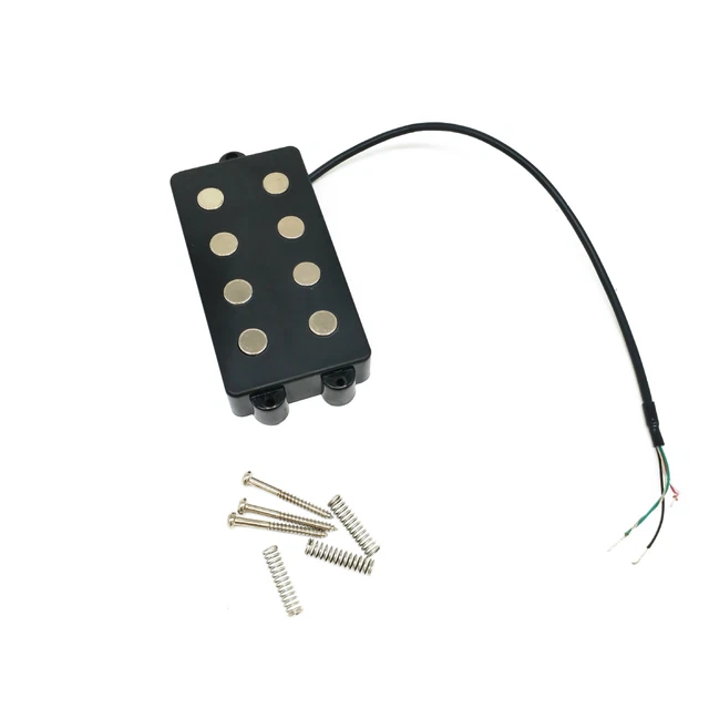 4 Strings Bass Guitar Pickups Humbucker Set Magnet Ceramic Pickups For Music Man