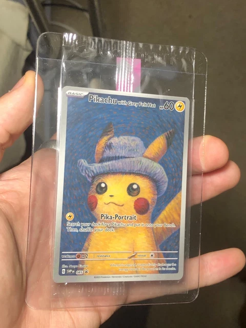 pokemon go pikachu hat card All Of The Pikachus in Pokmon GO, Ranked art history (#085) boasts a flawless PSA 10 Gem Mint grade Van Gogh Pikachu Pokemon Card