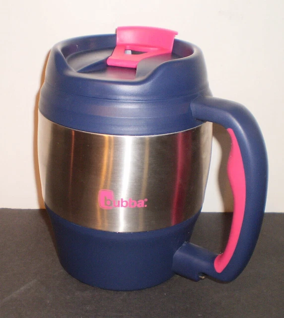 Bubba Classic Insulated Thermo Travel Mug Thermos 52 oz. 1.5 L.....Blue/Pink