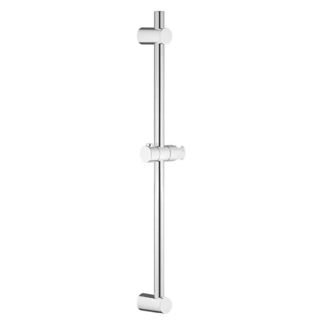 Shower Riser Rail Slide Bar Chrome Brass Adjustable Height Compact Durable