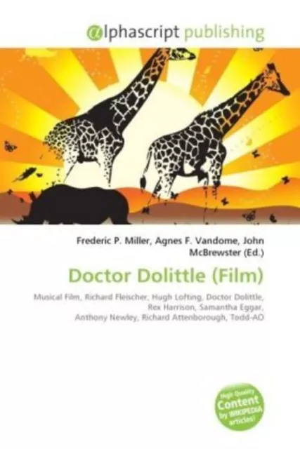 Doctor Dolittle (Film) Frederic P. Miller (u. a.) Taschenbuch Englisch