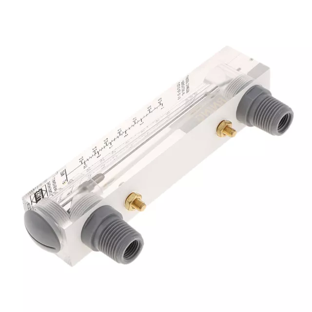 0.3-3GPM 1-11LPM Water Flow Meter Flowmeter Rotameter Panel Mount Type