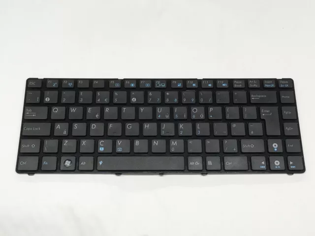 Clavier Uk Qwerty Noir Pour Pc Portable Asus 0Kn0-Ed2Uk01 V111362Ak1