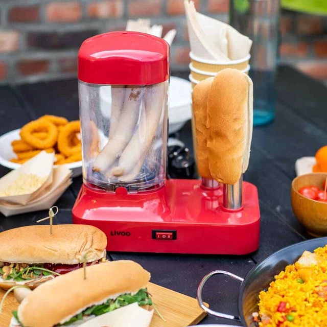 Livoo Hotdog-Gerät 340 W Rot Livoo