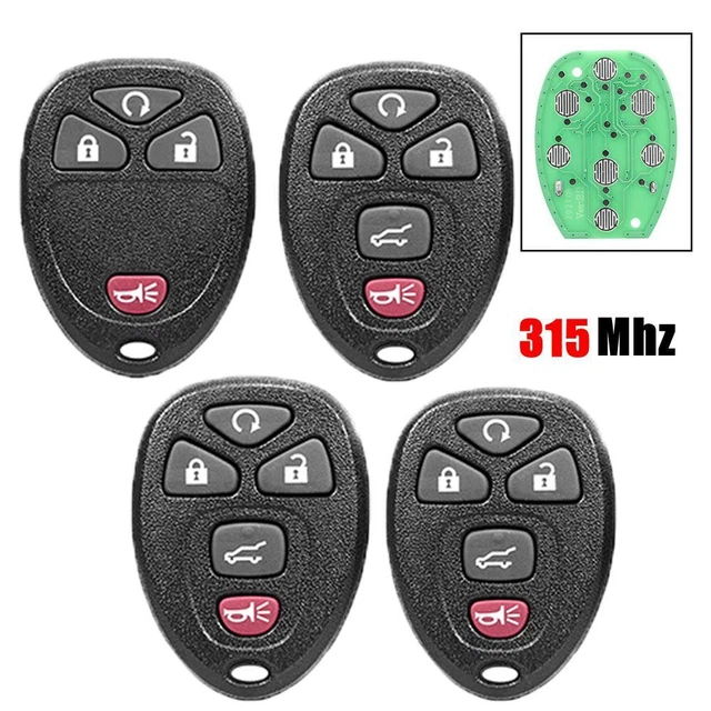 Keyless Remote Key fob 5 Buttons Remote Car KeyFor Buick|For Chevrolet |For GMC