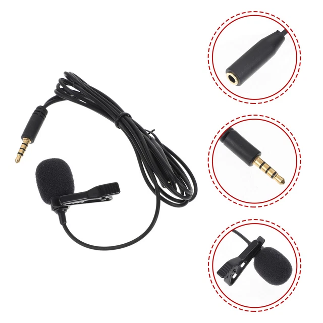 Micro stéréo de Microphone Flexible d'interface de téléphone portable Mini 3.5mm pour le