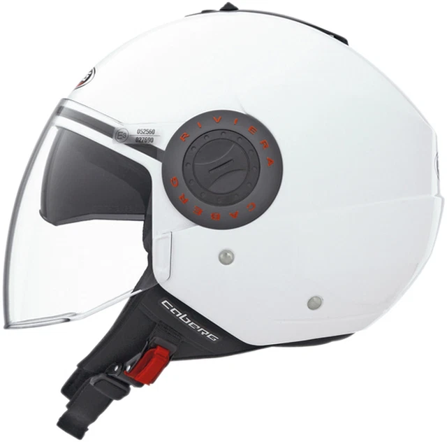 Casque Moto Vintage Dorcy Bieffe – Blanc Intégral XL – Neuf Boîte Italie
