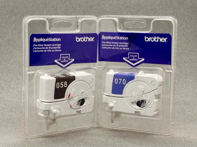 2 Cartouches De Fil Brother Applique Station – TAC085 – Rose – NEUVES