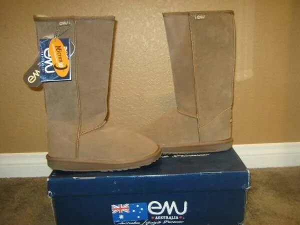 Emu Australia Women's "Bronte" Hi Boots Size 5 Chestnut.....Brand New in Box