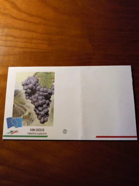 Busta Primo Giorno di Emissione - FDC Filigrano Vini DOCG Valtellina superiore