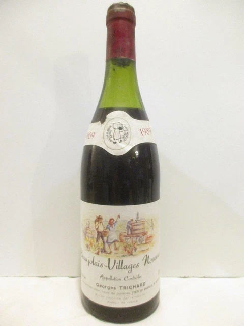 villages-nouveau georges trichard (capsule abîmée) Rouge 1989 - beaujolais