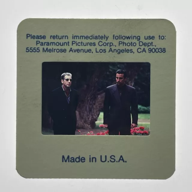 Al Pacino and Andy Garcia in The Godfather  III Film Star S39217 SD16 35mm Slide