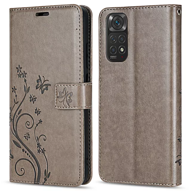 Housse De pour Xiaomi Redmi Note 11/11S 4G, Étui Téléphone Portable Pliante
