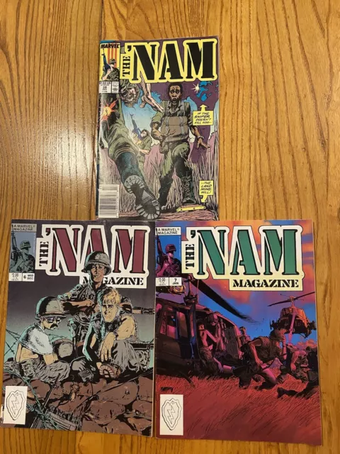 THE NAM marvel comics Magazines 1985-1989
