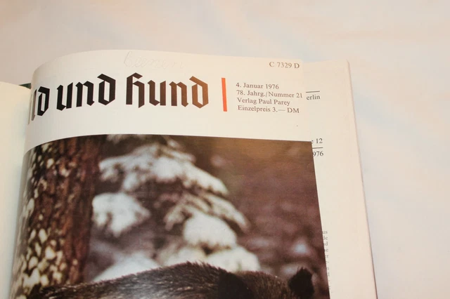 WILD UND HUND Año 1976 Encuadernado 3
