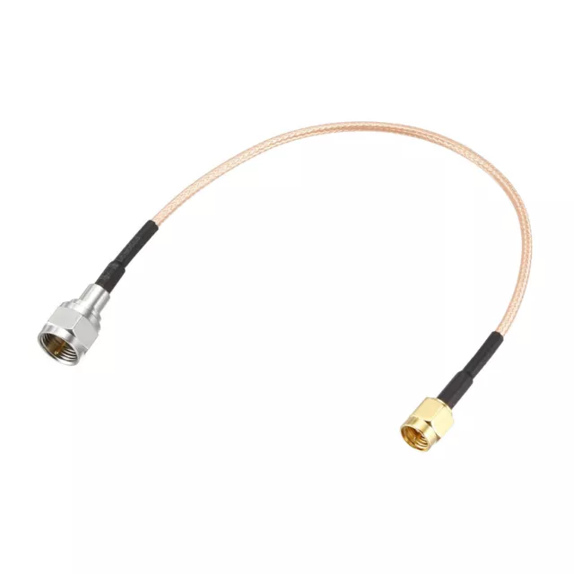 SMA Male to F Type Male RF Coaxial Coax Cable 0.66-feet