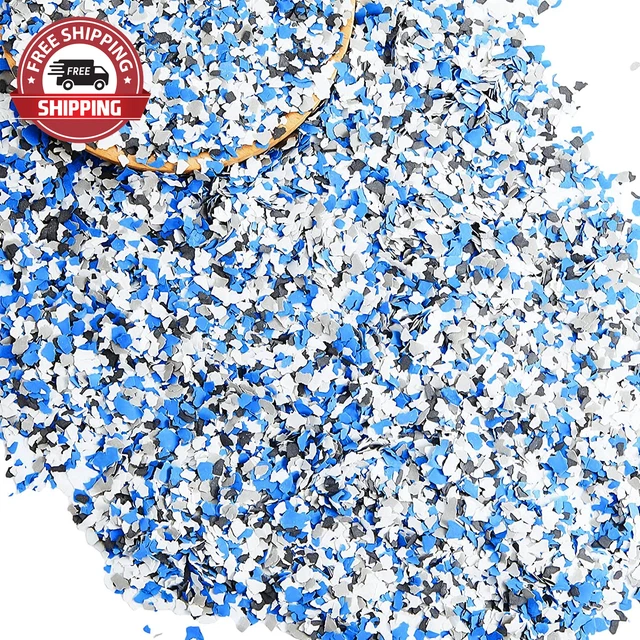 330 G/ 0.72 Lb Decorative Color Chips Epoxy Floor Flakes Garage Floor Paint Flak