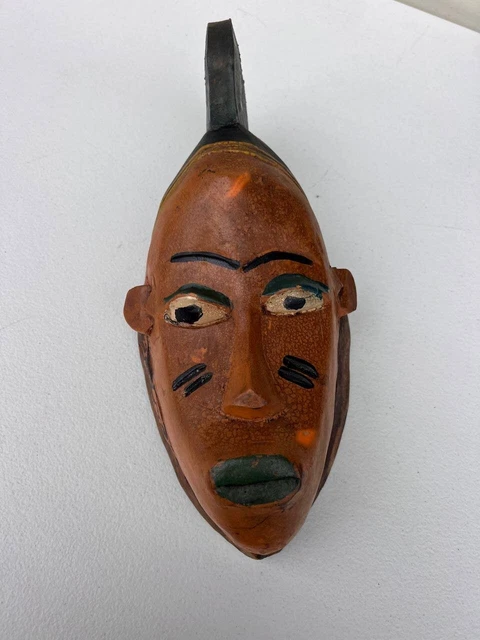 Handcrafted Wooden Mask African Ivory Coast art