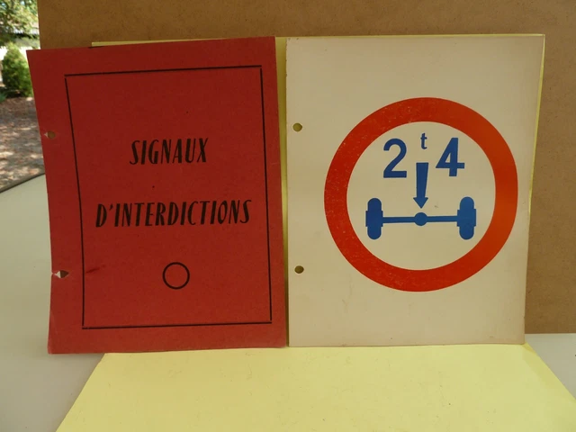 ANCIENNE FICHE SCOLAIRE Du Code De La Route EUR 3,00 - PicClick FR