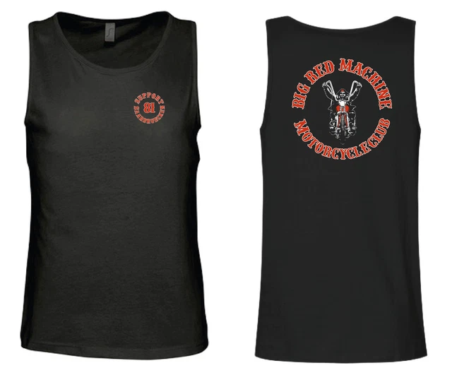 HELLS ANGELS SUPPORT 81 Big Red Machine World T-Shirt NEU EUR 32