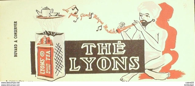 Buvard LYONS Thé LILLE