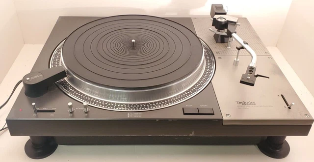 Technics SL 1100A turntable with dust cover