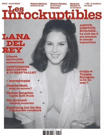 Les Inrockuptibles Mensuel N° 19 Special Lana Del Rey Depeche Mode Ovidie