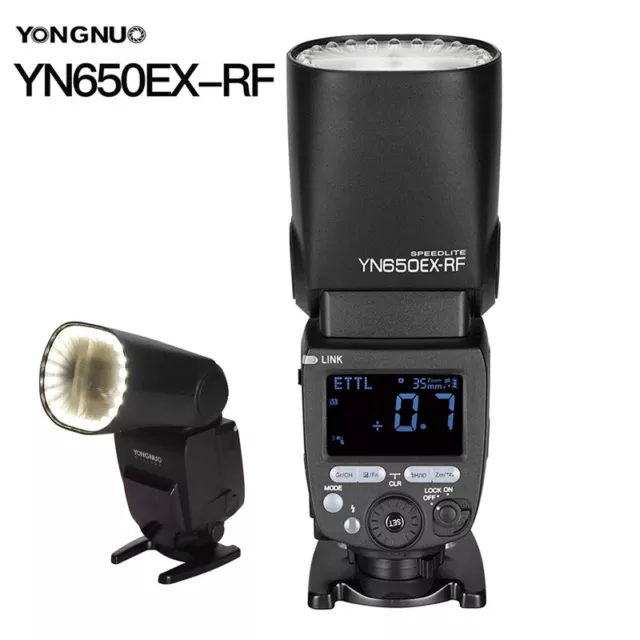 YONGNUO YN650EX-RF 2.4G Wireless Flash Speedlite TTL HSS Flash For Canon DSLR