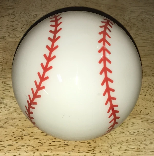 1 Light glass GLOBE baseball lamp  4" base