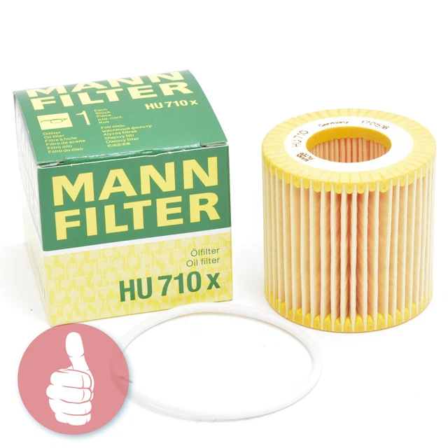 MANN-FILTER HU 710 X Oliefilter – Bescherm Je Motor – OEM Kwaliteit Voor Auto’s & Transporters – Vervangingsinterval 100% Betrouwbaar