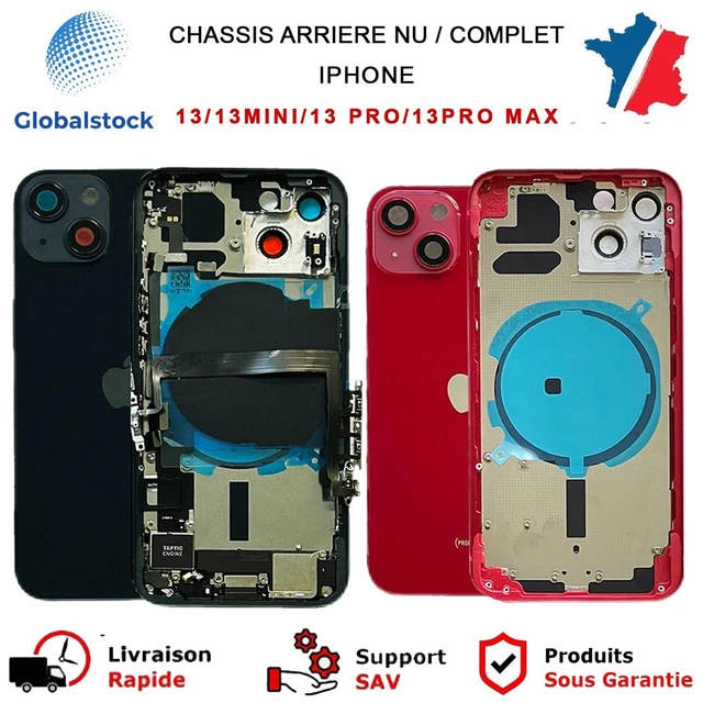 Châssis arrière iPhone 13 Pro Max prémonté complet Noir Blanc Gold Bleu