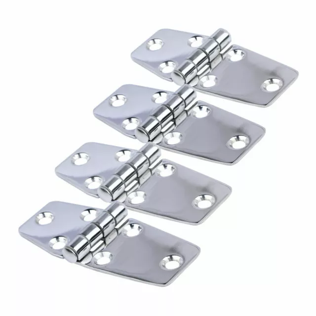 4X Marine Stainless Steel Hinges Door/Gate/Cabinet Hinges Highly Polished