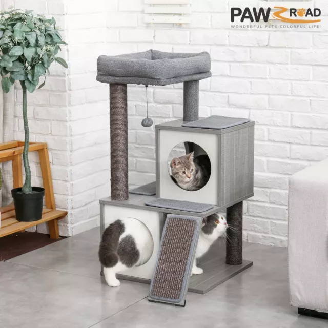 PAWZ Road Cat Tree Tower Scratching Post Scratcher Condo House Furniture Cat Toy