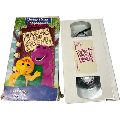 Barney Barneys Making New Friends Vhs 1995 21 98 Picclick Ca Barney Barneys Making New Friends Vhs 1995 21 98 Picclick Ca