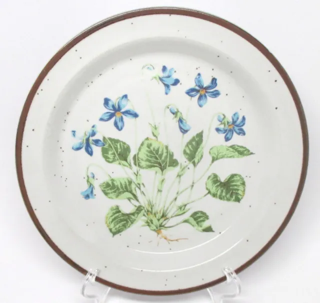 Counterpoint Wildflowers Violet Salad Plate C No. 202 Japan - As Is