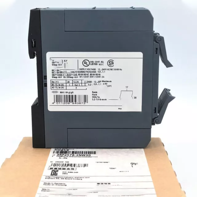 3RP2576-2NW30 For Siemens Time Relay 12-240V