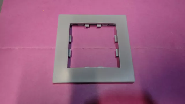 Hager Kallysta WKN421 - Plaque KALLYSTA POP SCHISTE GRIS - Plaque à l'unité