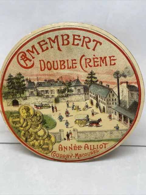 Ancienne Étiquette De Fromage: Camembert - Année ALLIOT Coudray - Macouard