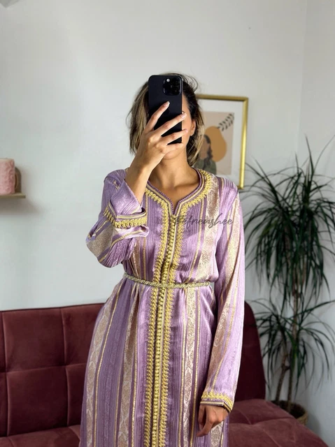 Caftan Marocain Jawhara Pour Mariage - Vert, Taille Unique, Neuf Avec étiquettes