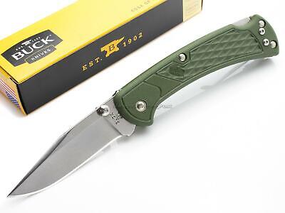 Buck 112 Slim Select Ranger EDC Folder Pocket Knife OD Green MADE IN USA 112ODS2