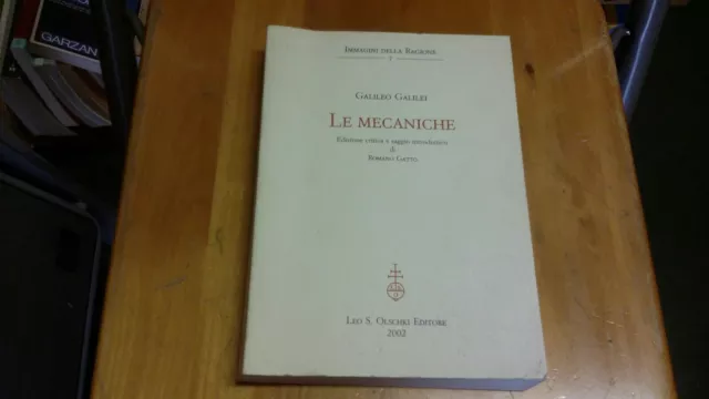 G. GALILEI, LE MECANICHE, OLSCHKI, 2002, 27a21