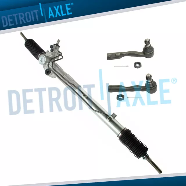 Power Steering Rack and Pinion + Outer Tie Rods for 03-06 Toyota Sequoia Tundra