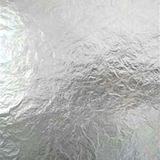 Feuille Faux Argent Restauration Décoration Livret 100 Feuilles 16X16