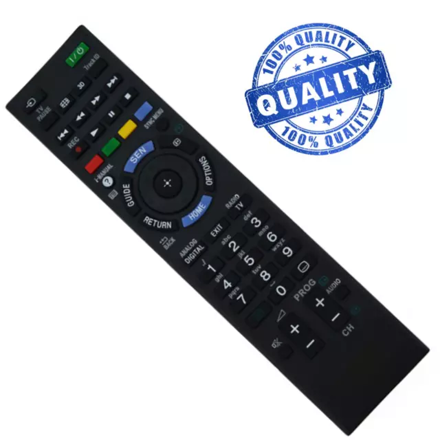 Universal Replacement Remote Control - SONY TV Bravia 4k Ultra HD No Programming