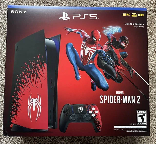 SONY PLAYSTATION 5 Console Marvels SpiderMan 2 Limited Edition Bundle