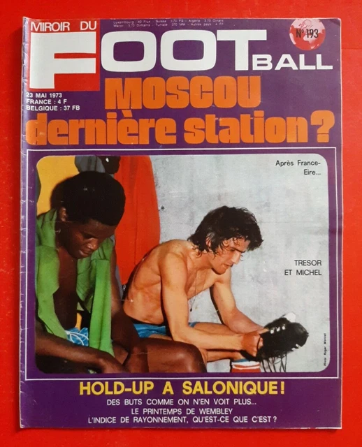 Revue Miroir Du Foot Maillot Asse Nimes Marseille Psg Angers Bastia